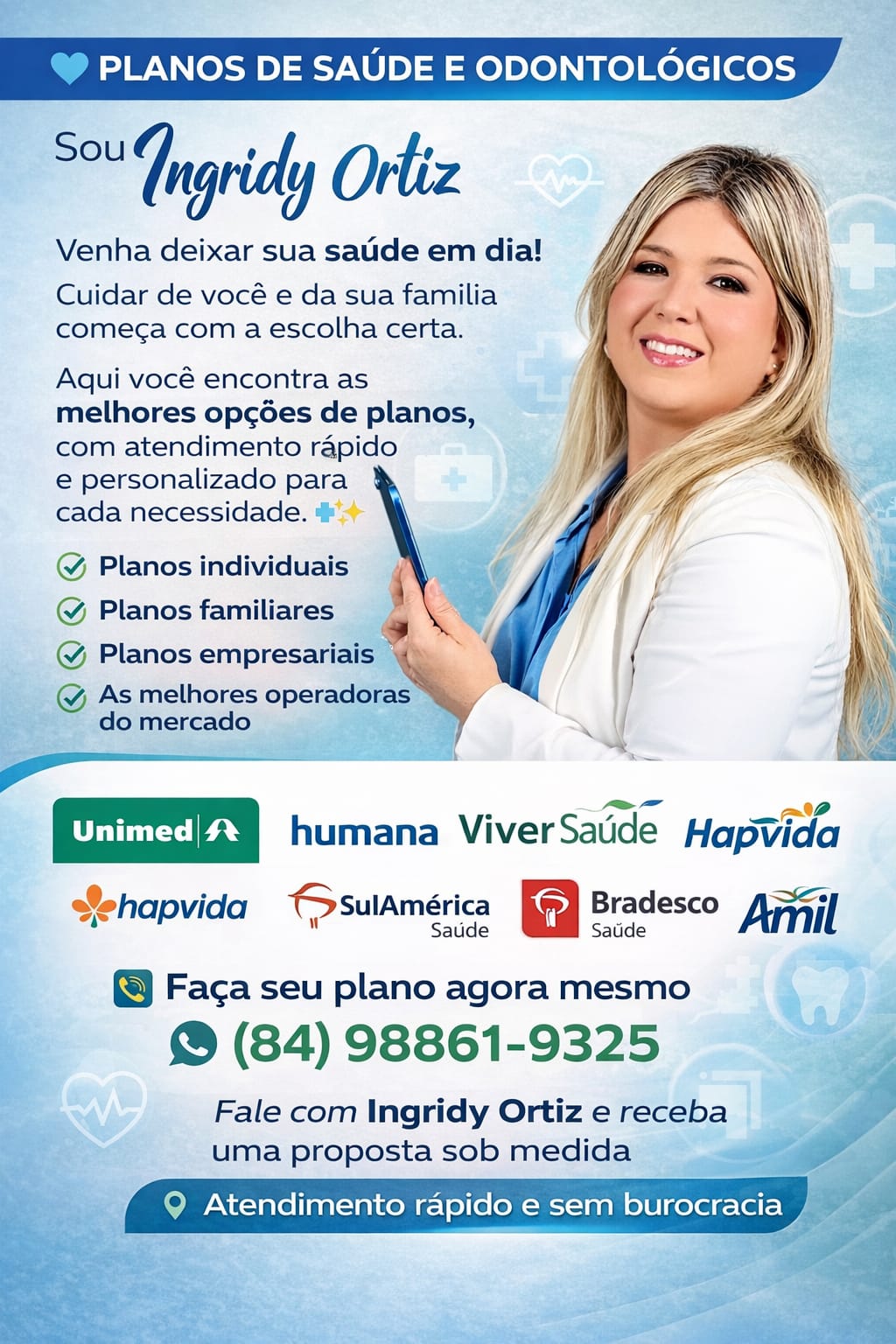 Ingridy planos de saúde e odontológico 
