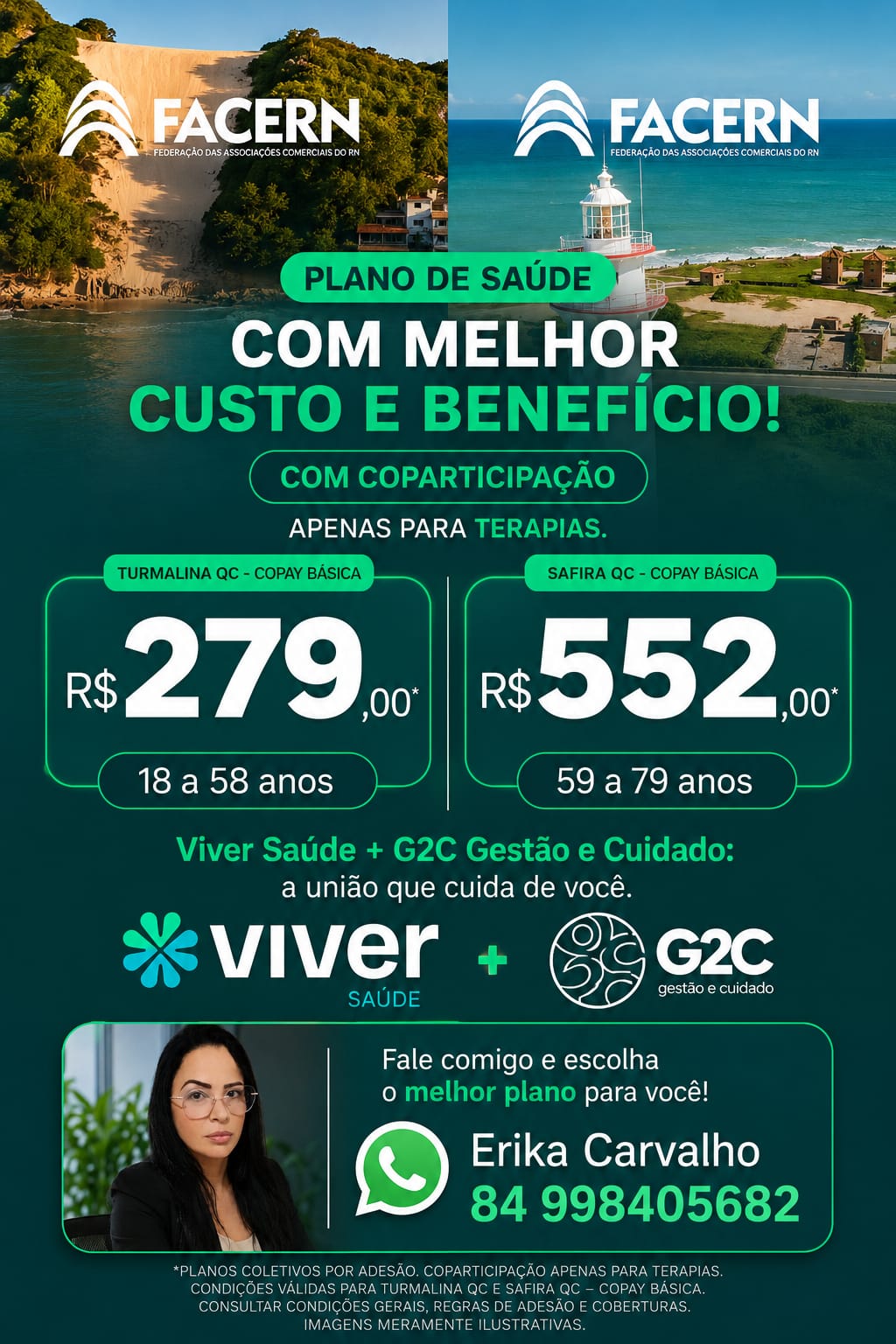 Erika Carvalho planos de saúde 