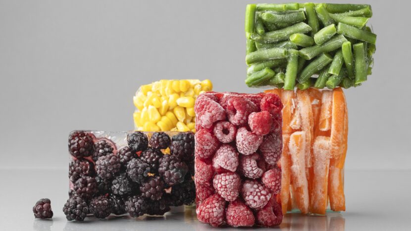 Alimentos congelados mantêm nutrientes