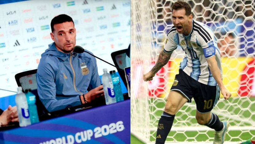 Messi será poupado e começará no banco contra a Jordânia, confirma Scaloni