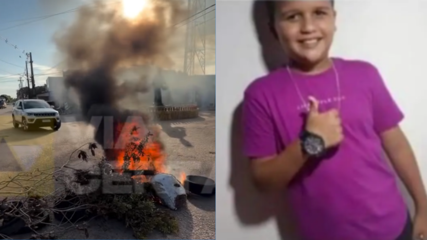 Moradores de Extremoz realizam protesto e cobram respostas após desaparecimento de adolescente de 12 anos