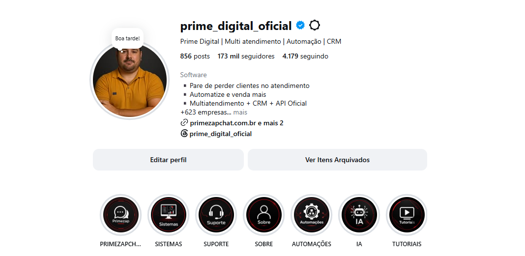Prime Digital fortalece presença online e leva soluções de automação para empresas de Paraú e região