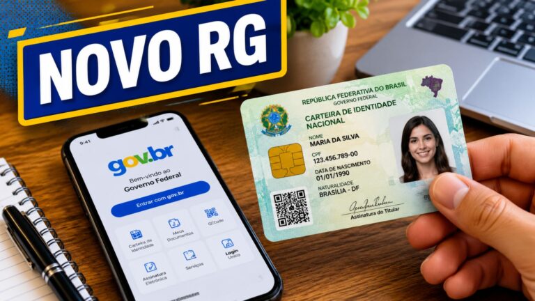 Governo libera e novo RG pode ser solicitado do celular para ser entregue em casa com CPF como número único: Rio já emitiu 4,4 milhões de carteiras, documento é gratuito, tem QR Code, biometria e substitui o antigo RG até 2032.